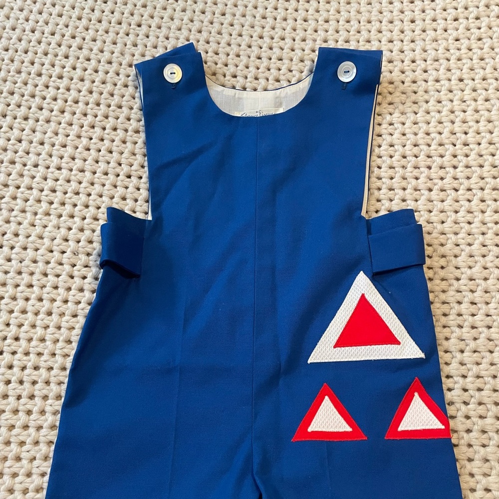 Blue boy jumpsuit/romper